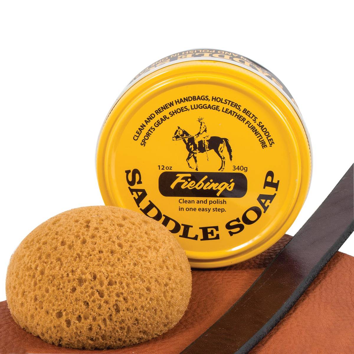 Saddle Soap yellow 340g Nahkasaippua Fysio Healing Verkkokauppa