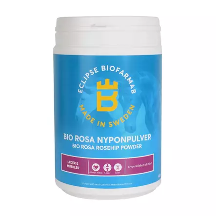 Bio Rosa Ruusunmarjajauhe 100% Nypon Pulver Eclipse Biofarmab - Luontaistuotteet ja heppanamit - 7330824008870 - 1
