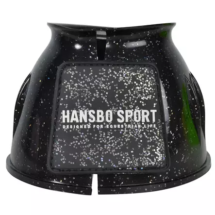 Kumiputsit Glitter musta tarrakiinnityksellä Hansbo Sport HS - Hevosen suojat ja putsit - 7320276047930 - 2