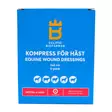 Haava/kompressitaitos eläimille 5 x 5cm Eclipse Biofarmab - Hevosen ensiapu ja ihonhoito - 7320276041860 - 1