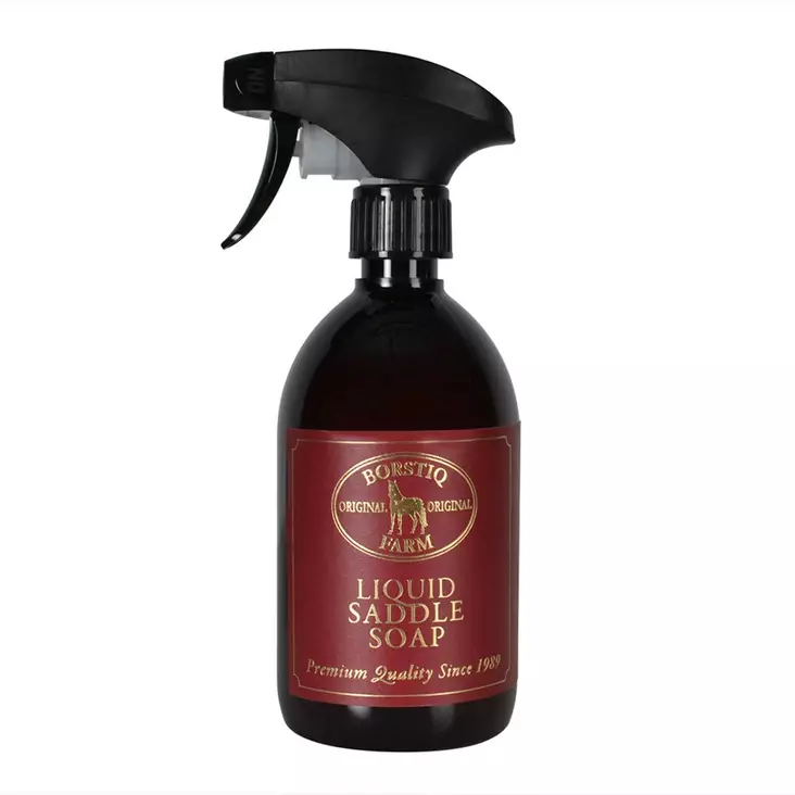 Nestemäinen nahkasaippua Saddle Soap 500 ml Borstiq Farm - Hevosen varusteiden hoito - 7320276046100 - 1
