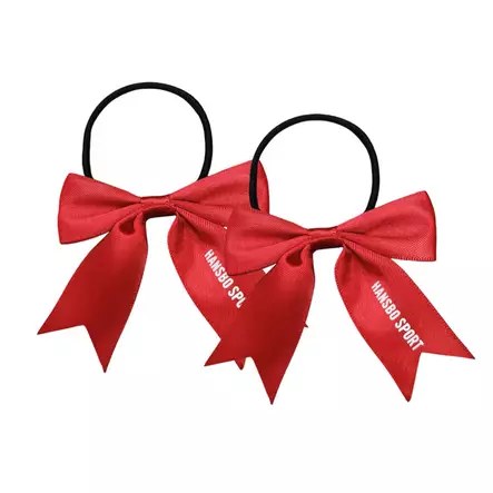 Rusetti häntään tai harjaan punainen 7cm 2kpl Hansbo Sport - Hevosen harjat, suat ja letitys - 7320276038051 - 1