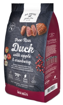 Adult Duck with Apple and Cranberry Go Native - Koiranruuat, lisäravinteet ja herkut - 5390119011802 - 1