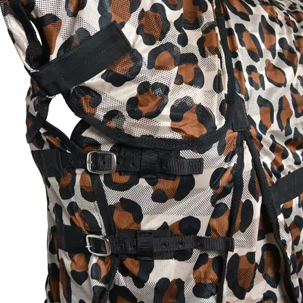 Hyönteisloimi kaulakappaleella Safari Breeze leopardikuosi Hansbo Sport HS - Hevosen loimet - 7320276045622 - 2