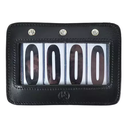 Kilpailunumero 4-numeroinen neliö strasseilla, musta Hansbo Sport - Hevosen satulatarvikkeet - 7320276044632 - 1