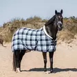 Fleeceloimi Emmy ruudullinen sininen Hansbo Sport - Hevosen loimet - 7320276044922 - 3