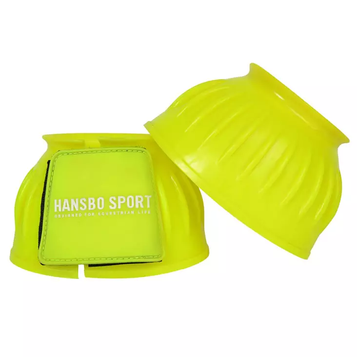 Kumiputsit Neon tarrakiinnityksellä keltainen Hansbo Sport HS - Hevosen suojat ja putsit - 7320276048012 - 1