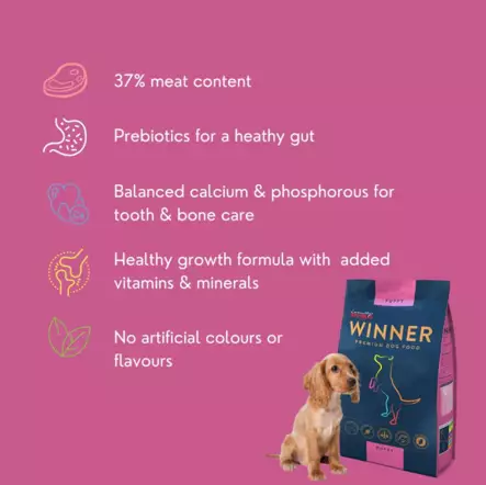 Puppy Winner - Koiran kuivaruuat - 5390119012373 - 2