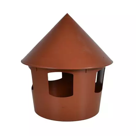 Ruoka- ja vesiautomaatti 2L ruskea Gaun - Ruokinta-automaatit - 8435039996413 - 1