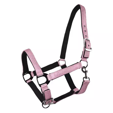 Riimu Tindra kimalteleva neopreenipehmusteilla, pinkki Hansbo Sport HS - Hevosen riimut, kaulapannat ja narut - 7320276036163 - 2