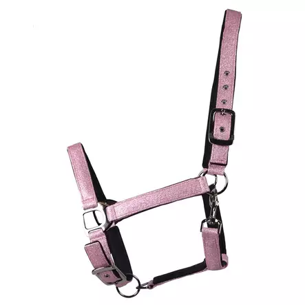 Riimu Tindra kimalteleva neopreenipehmusteilla, pinkki Hansbo Sport HS - Hevosen riimut, kaulapannat ja narut - 7320276036163 - 1
