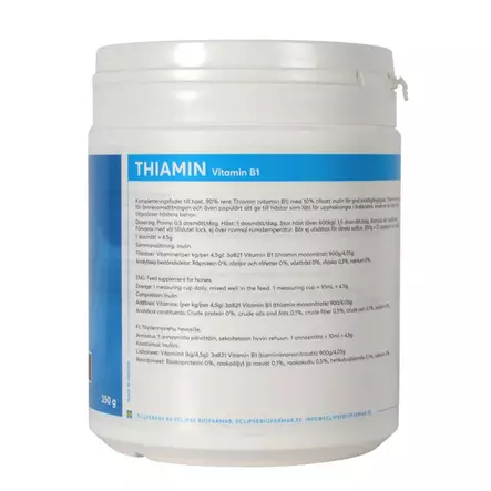 Thiamin - Tiamiini B1-vitamiini Eclipse Biofarmab - Vitamiini ja hivenainetäydennysrehut - 7330824017285 - 2