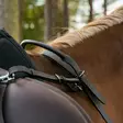 Musta rintaremmi kahvalla Hansbo Sport - Hevosen satulatarvikkeet - 7320276041105 - 7