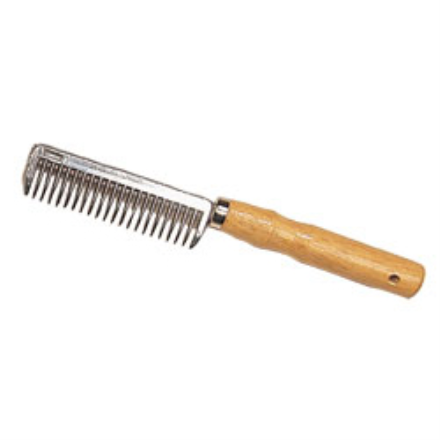 Harjakampa 12mm metallia / puuvarsi Hansbo Sport - Hevosen harjat, suat ja letitys - 7320278135925 - 1