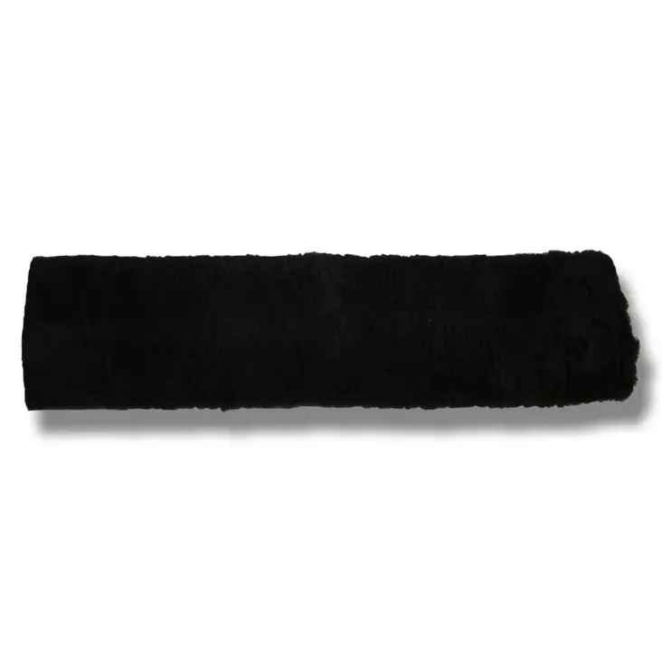 Musta satulavyön pehmuste teddy 60cm Hansbo Sport - Hevosen satulatarvikkeet - 7320277420435 - 1