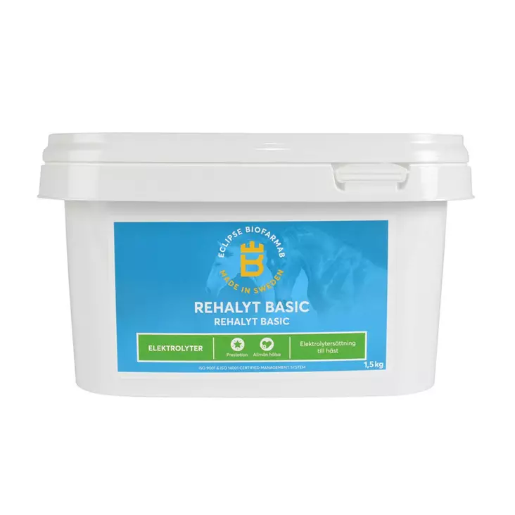 Rehalyt Basic 1.5kg Eclipse Biofarmab - Elektrolyytit, kilpahevoset - 7330824012525 - 1