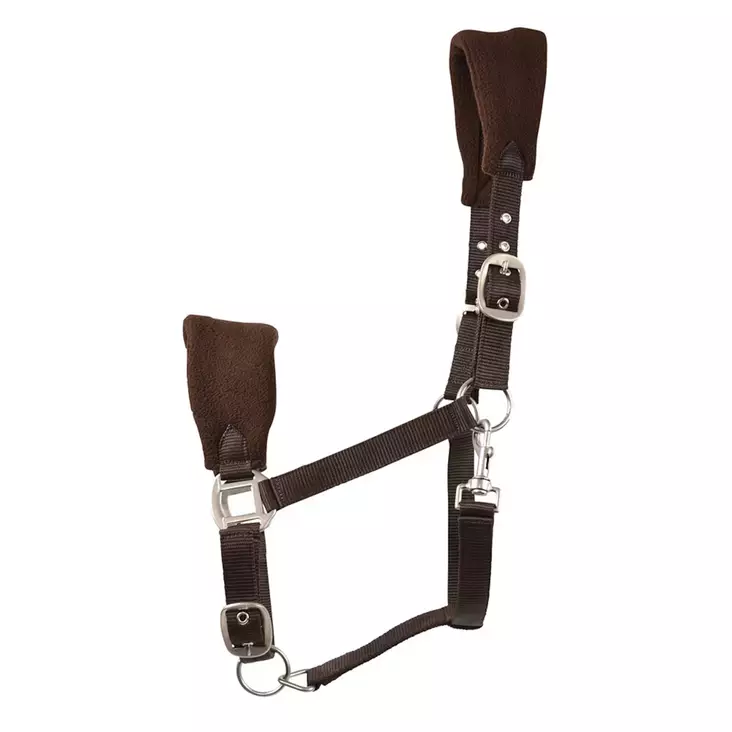 Riimu Emma pehmusteilla ruskea Hansbo Sport - Hevosen riimut, kaulapannat ja narut - 7320276038525 - 1