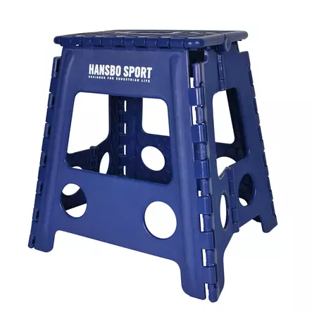 Jakkara kokoontaitettava sininen muovia Hansbo Sport - Telineet, lukot, jakkarat ja ripustimet - 7320276041167 - 1