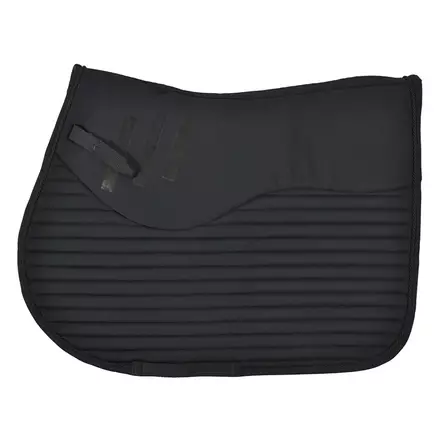 Satulahuopa Non-Slip kiinteällä pehmusteella hyppy/yleis musta Hansbo Sport HS - Hevosen satulatarvikkeet - 7320276047787 - 1