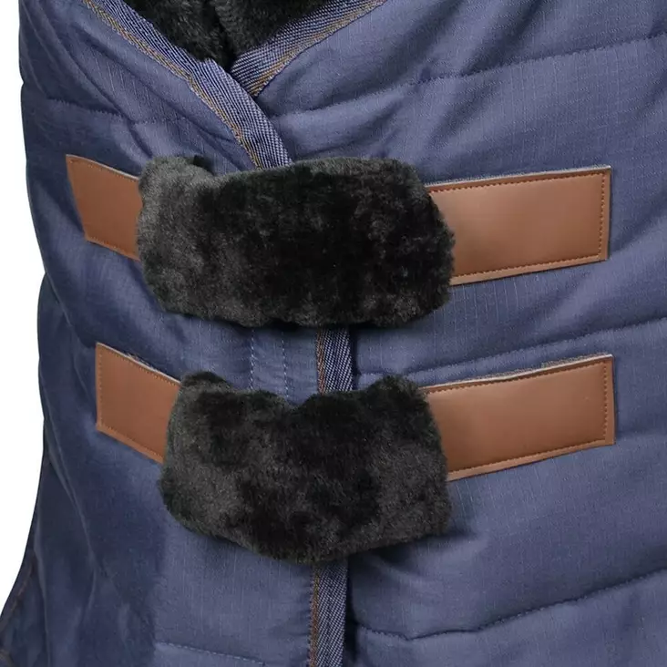 Loimen solkisuojat 2kpl teddy musta HS Hansbo Sport - HEVONEN - 7320276039607 - 1