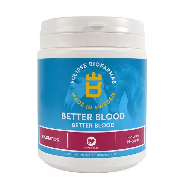 Better Blood 400g Eclipse Biofarmab - Erikoisruokavaliot mm. hengitys, rauta - 7330824009167 - 1