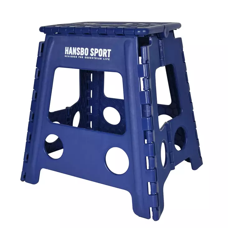 Jakkara kokoontaitettava sininen muovia Hansbo Sport - Telineet, lukot, jakkarat ja ripustimet - 7320276041167 - 1