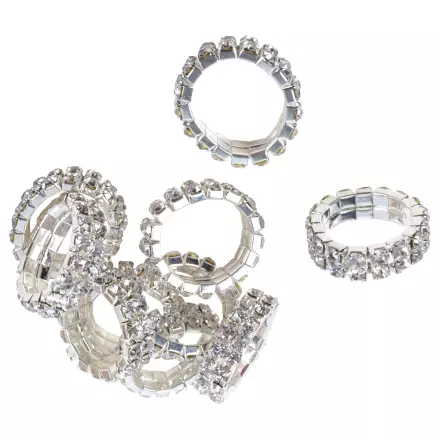 Letityslenkit Kristalli 15mm 10 kappaletta Hansbo Sport - Hevosen harjat, suat ja letitys - 7320270258387 - 1