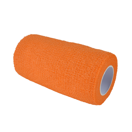 Liimapinteli oranssi 10cm x 4,5m Hansbo Sport - Pintelit ja patjat - 7320276029608 - 1