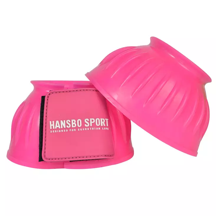 Kumiputsit Neon tarrakiinnityksellä pinkki Hansbo Sport HS - Hevosen suojat ja putsit - 7320276048098 - 1