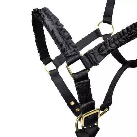 Varsariimu frilla musta Hansbo Sport - Hevosen riimut, kaulapannat ja narut - 7320276028779 - 2