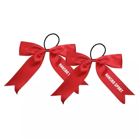 Rusetti häntään, punainen 15cm 2kpl Hansbo Sport - Hevosen harjat, suat ja letitys - 7320276039409 - 1