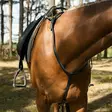 Musta rintaremmi kahvalla Hansbo Sport - Hevosen satulatarvikkeet - 7320276041099 - 4
