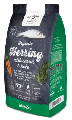 Adult Herring with Carrot and Kale Go Native - Koiranruuat, lisäravinteet ja herkut - 5390119011819 - 1