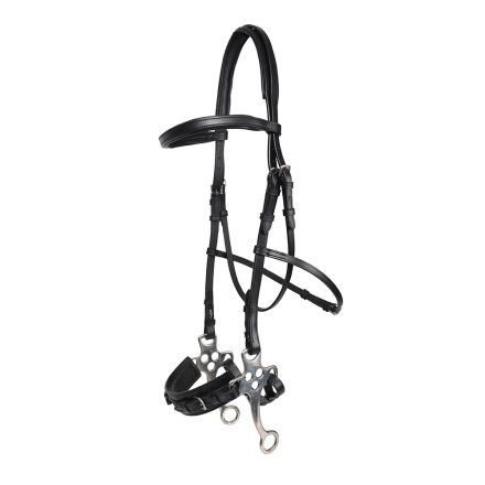 Suitset Hackamore musta Hansbo Sport - Suitset, ohjat ja suitsitarvikkeet - 7320276020339 - 1