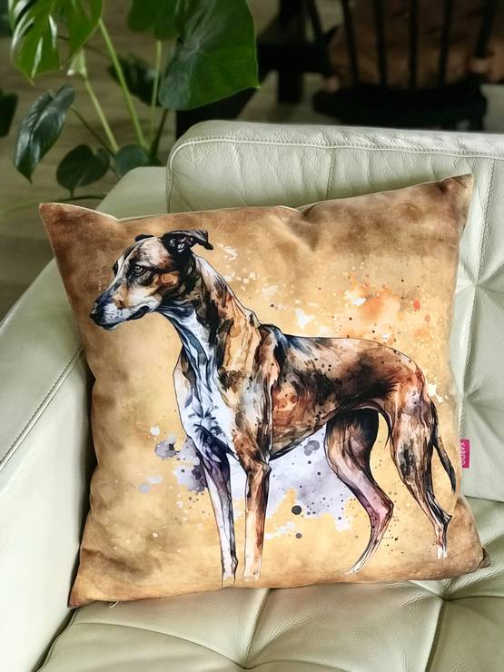 Tyyny whippet 45x45cm KABOO - Tuotteita omistajalle ja ratsastajalle - Kabootyyny29 - 1