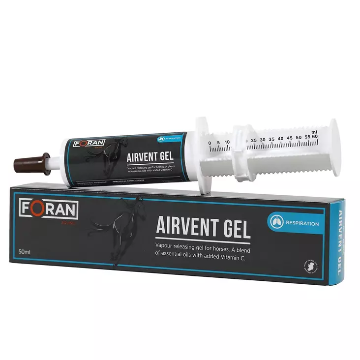 Airvent geeli 50ml Foran Equine - Erikoisruokavaliot mm. hengitys, rauta - 5390998003509 - 1